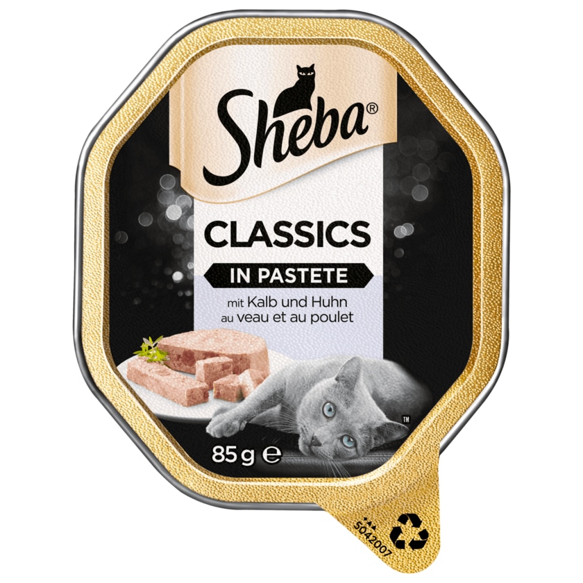 Sheba Schale Classics in Pastete mit Kalb und Huhn 85g
